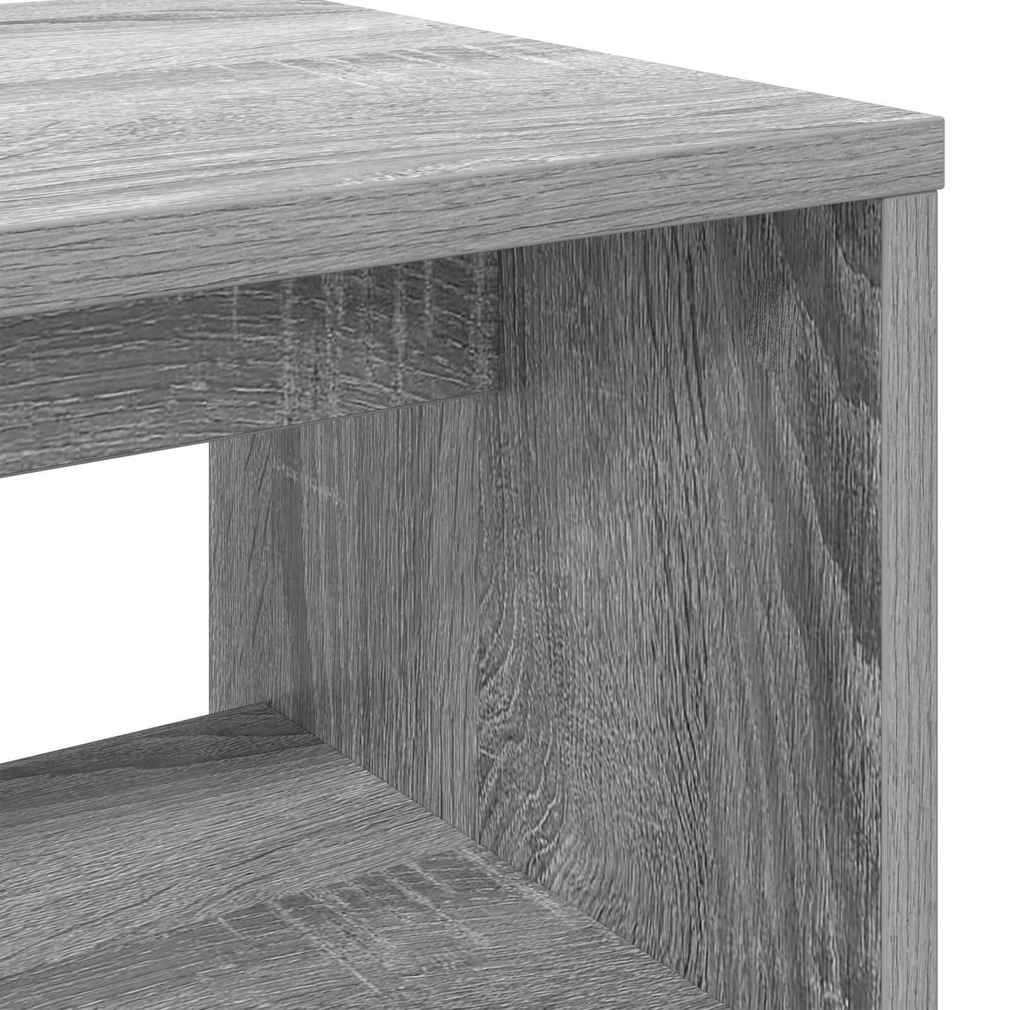 Televizní Skříň 100 X 30 X 40 Cm Šedá Sonoma Kompozitní Dřevo