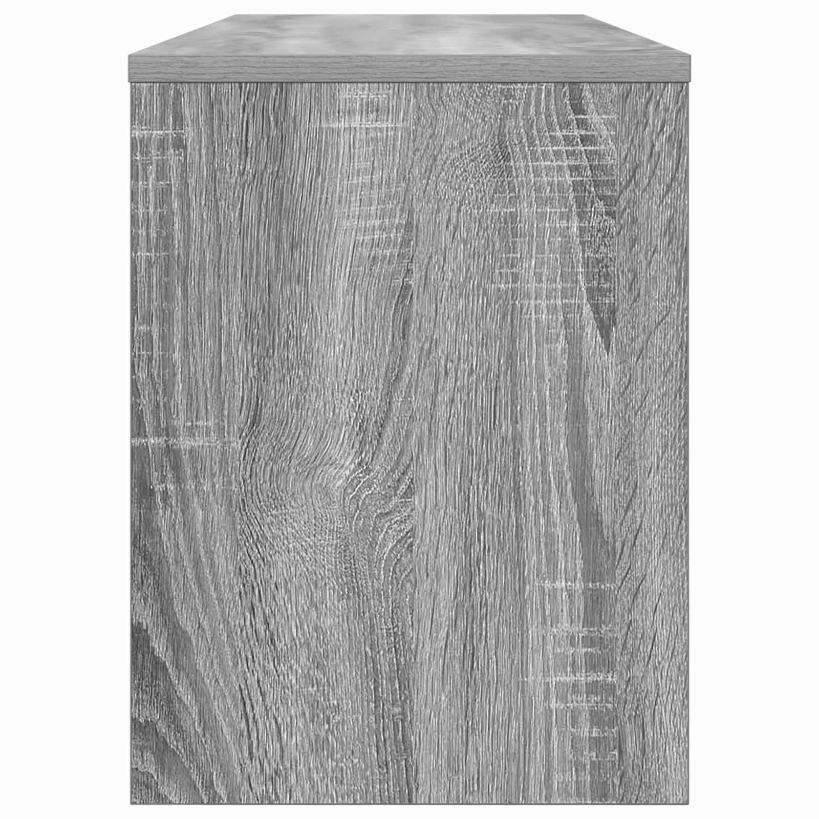 Televizní Skříň 100 X 30 X 40 Cm Šedá Sonoma Kompozitní Dřevo
