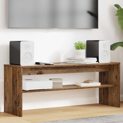 Televizní Skříň 100 X 30 X 40 Cm Staré Dřevo Kompozitní Dřevo