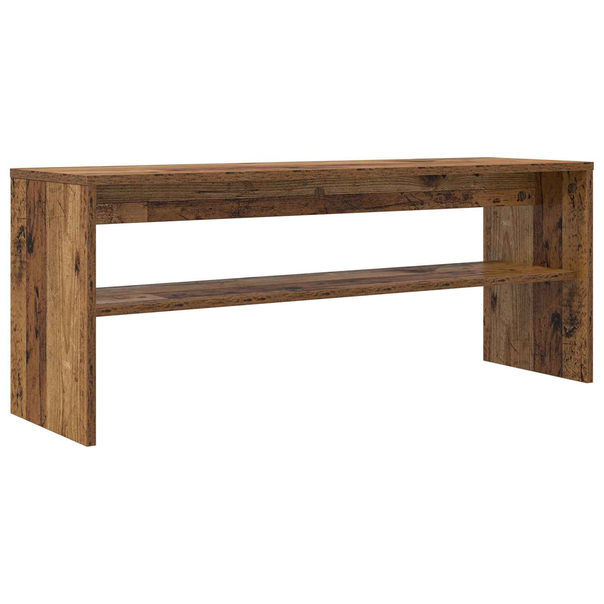 Televizní Skříň 100 X 30 X 40 Cm Staré Dřevo Kompozitní Dřevo