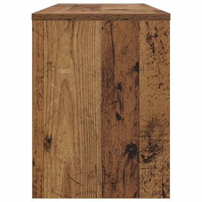 Televizní Skříň 100 X 30 X 40 Cm Staré Dřevo Kompozitní Dřevo