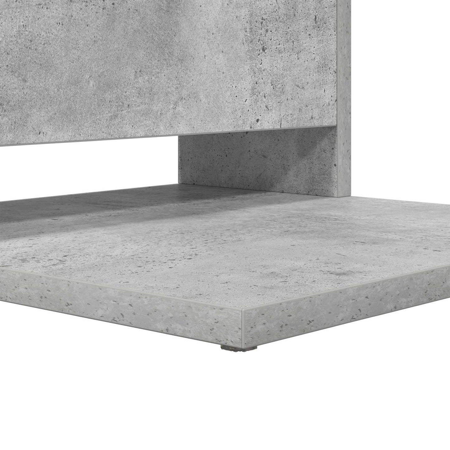 Boční Stůl Betonově Šedá 40 X 35 X 60,5 Cm Kompozitní Dřevo