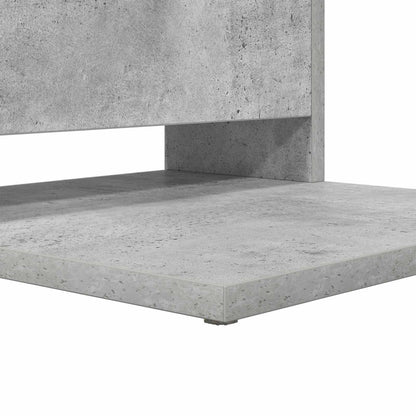 Boční Stůl Betonově Šedá 40 X 35 X 60,5 Cm Kompozitní Dřevo