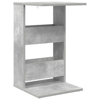 Boční Stůl Betonově Šedá 40 X 35 X 60,5 Cm Kompozitní Dřevo