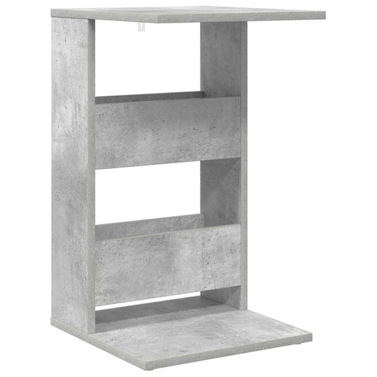 Boční Stůl Betonově Šedá 40 X 35 X 60,5 Cm Kompozitní Dřevo