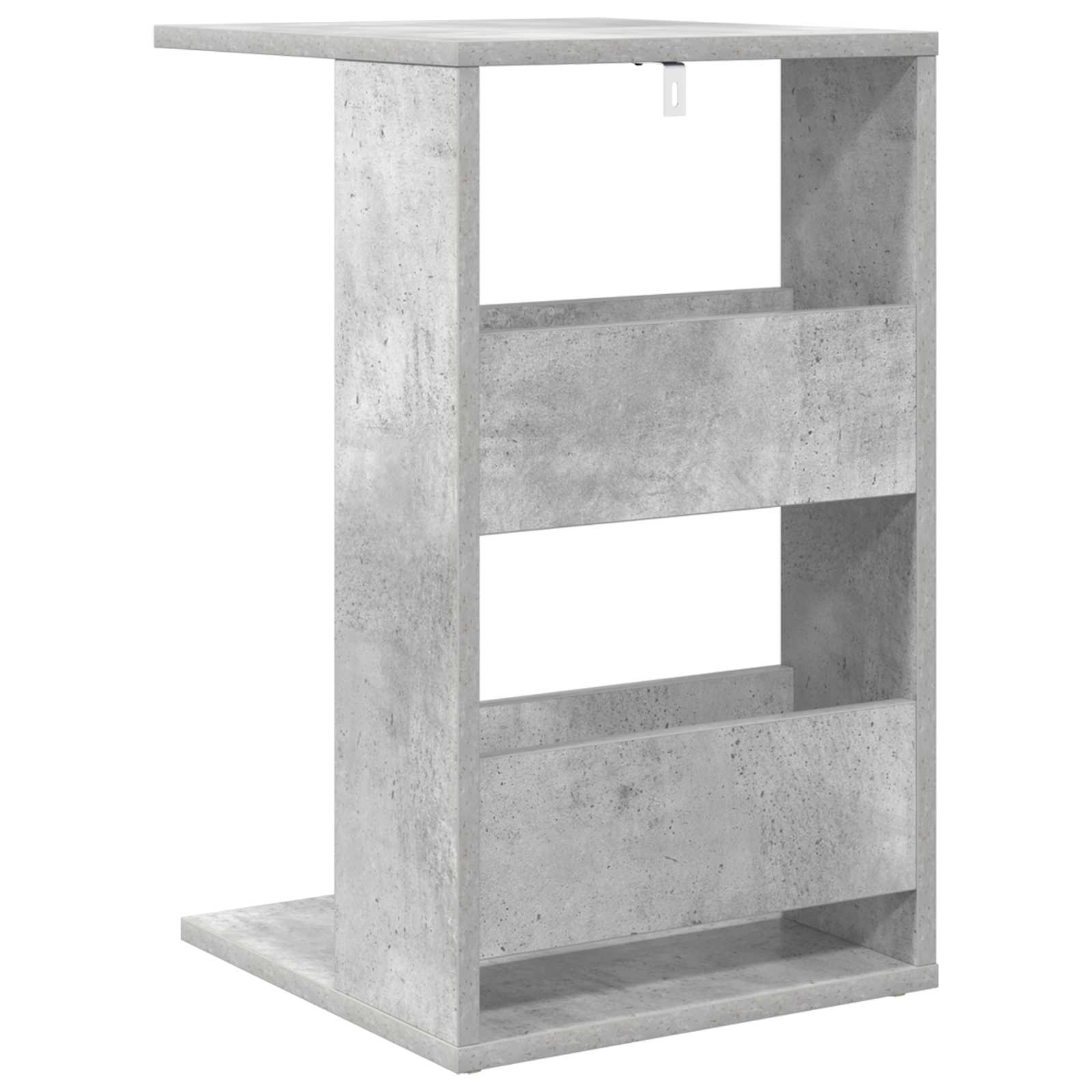 Boční Stůl Betonově Šedá 40 X 35 X 60,5 Cm Kompozitní Dřevo