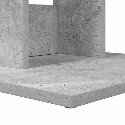 Boční Stůl Betonově Šedá 45 X 40 X 62,5 Cm Kompozitní Dřevo
