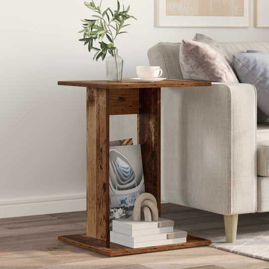 Boční Stůl Staré Dřevo 45 X 40 X 62,5 Cm Kompozitní Dřevo
