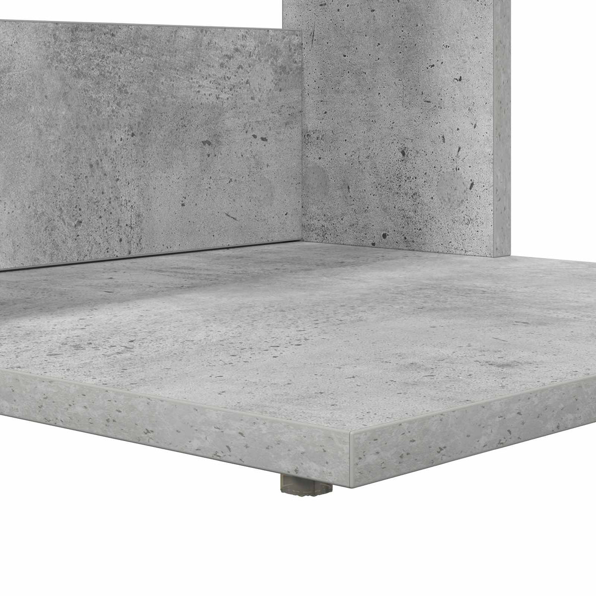 Boční Stůl Betonově Šedá 40 X 38 X 62,5 Cm Kompozitní Dřevo