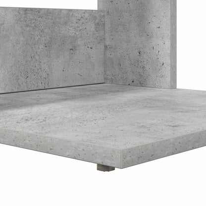 Boční Stůl Betonově Šedá 40 X 38 X 62,5 Cm Kompozitní Dřevo