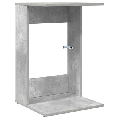 Boční Stůl Betonově Šedá 40 X 38 X 62,5 Cm Kompozitní Dřevo