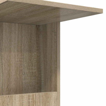 Boční Stůl S Kolem Sonoma Dub 40 X 35 X 60 Cm Kompozitní Dřevo