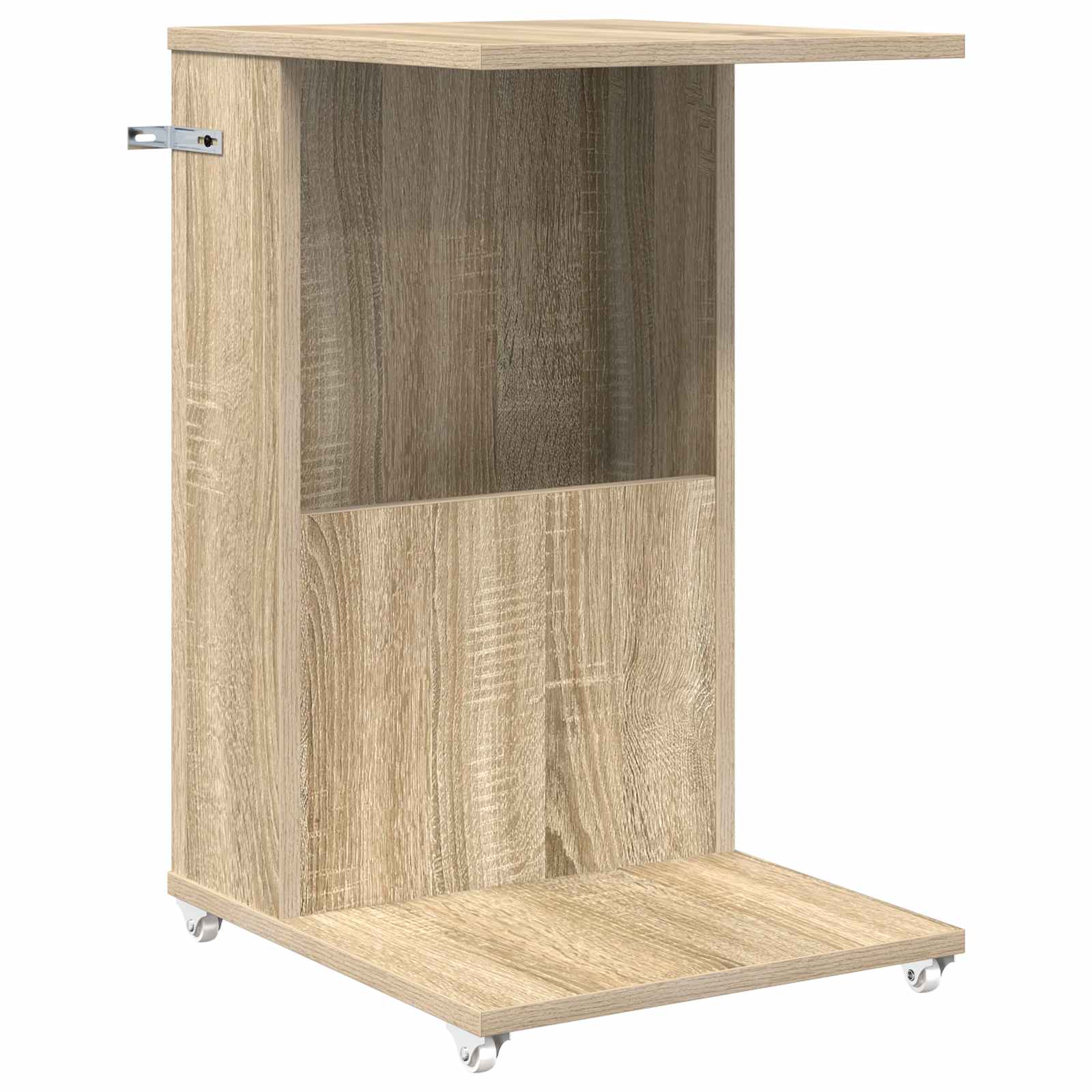 Boční Stůl S Kolem Sonoma Dub 40 X 35 X 60 Cm Kompozitní Dřevo