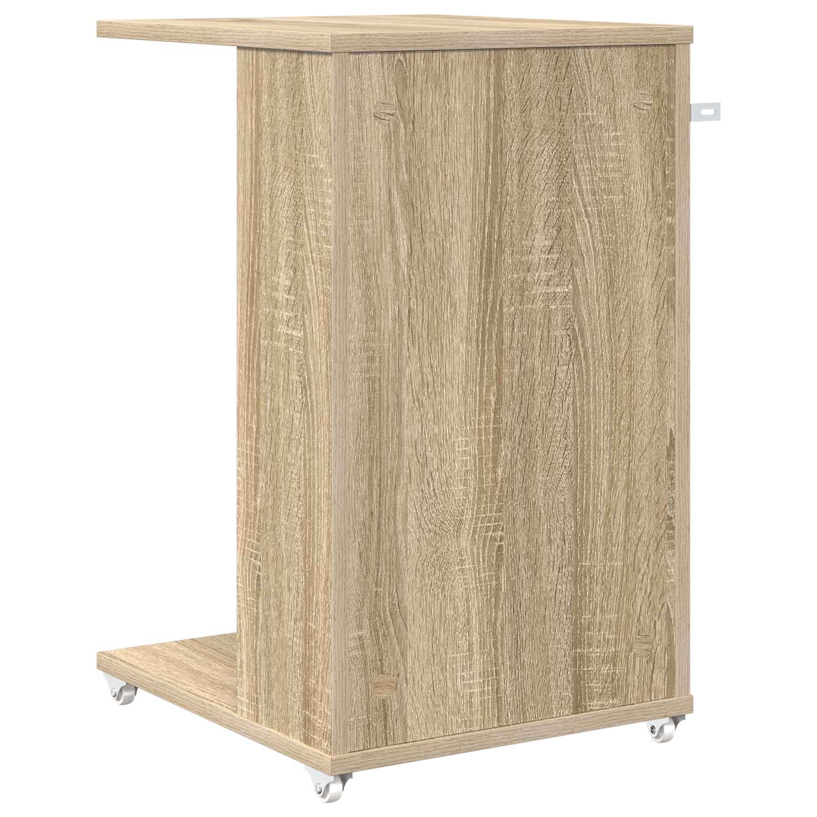 Boční Stůl S Kolem Sonoma Dub 40 X 35 X 60 Cm Kompozitní Dřevo