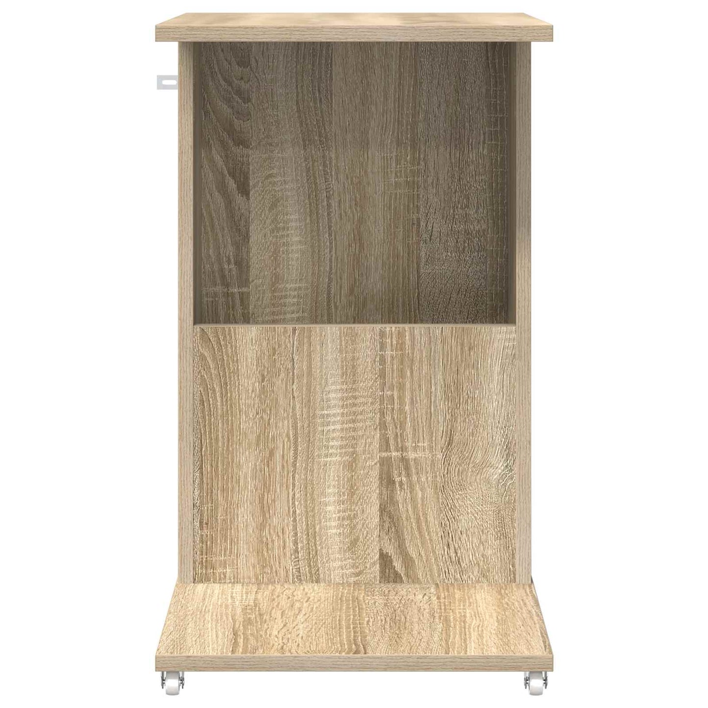 Boční Stůl S Kolem Sonoma Dub 40 X 35 X 60 Cm Kompozitní Dřevo