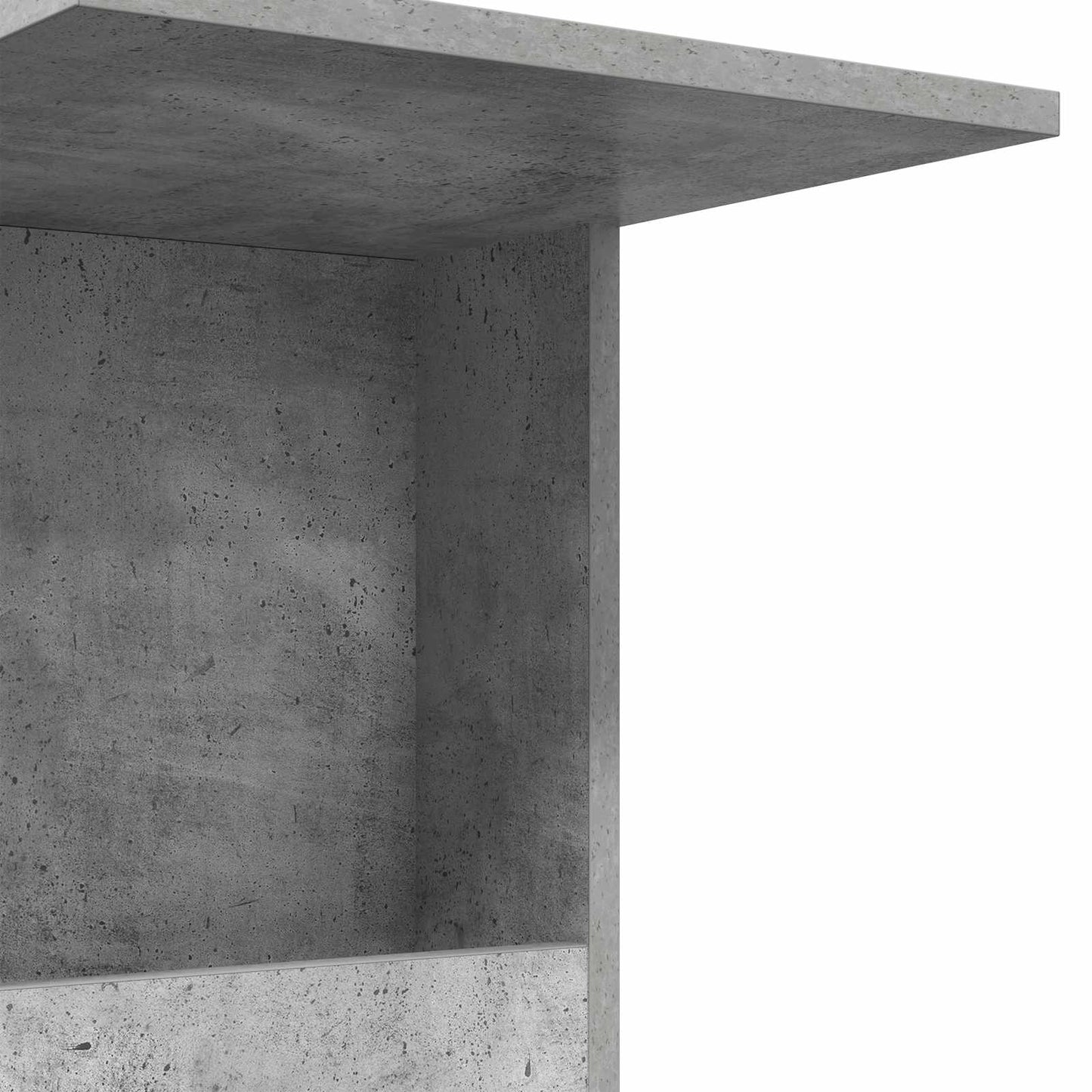 Boční Stůl Betonově Šedá 40 X 35 X 60 Cm Kompozitní Dřevo