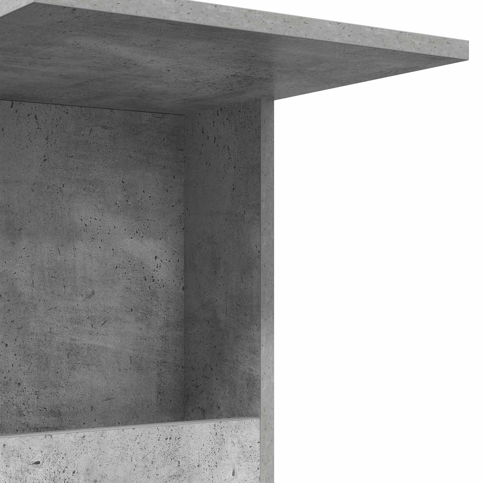 Boční Stůl Betonově Šedá 40 X 35 X 60 Cm Kompozitní Dřevo