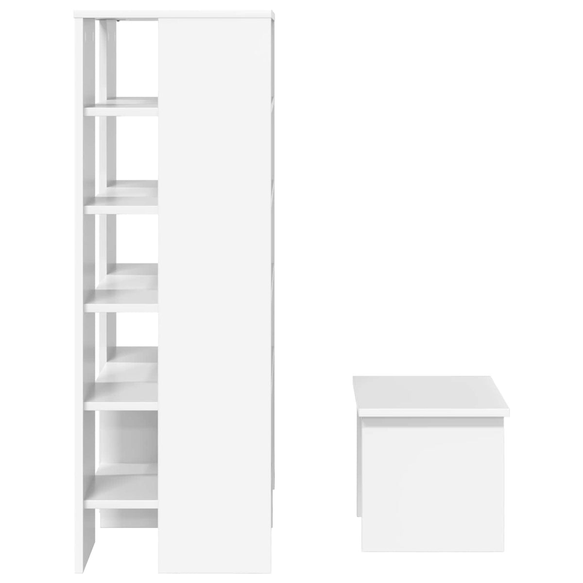 Skříň Na Obuv 2 Ks 62 X 35 X 100 Cm Kompozitní Dřevo