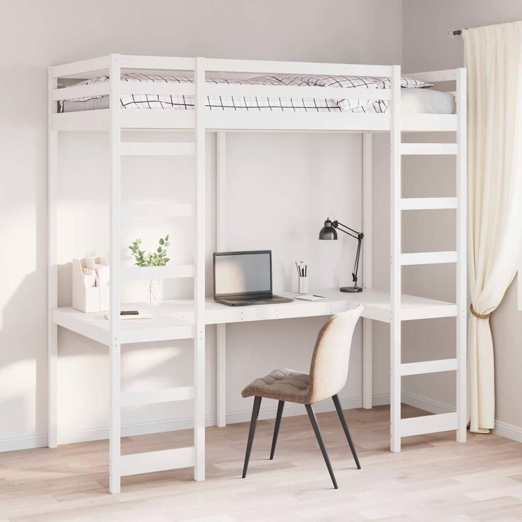 Rám Postele Loft Masivní Borové Dřevo