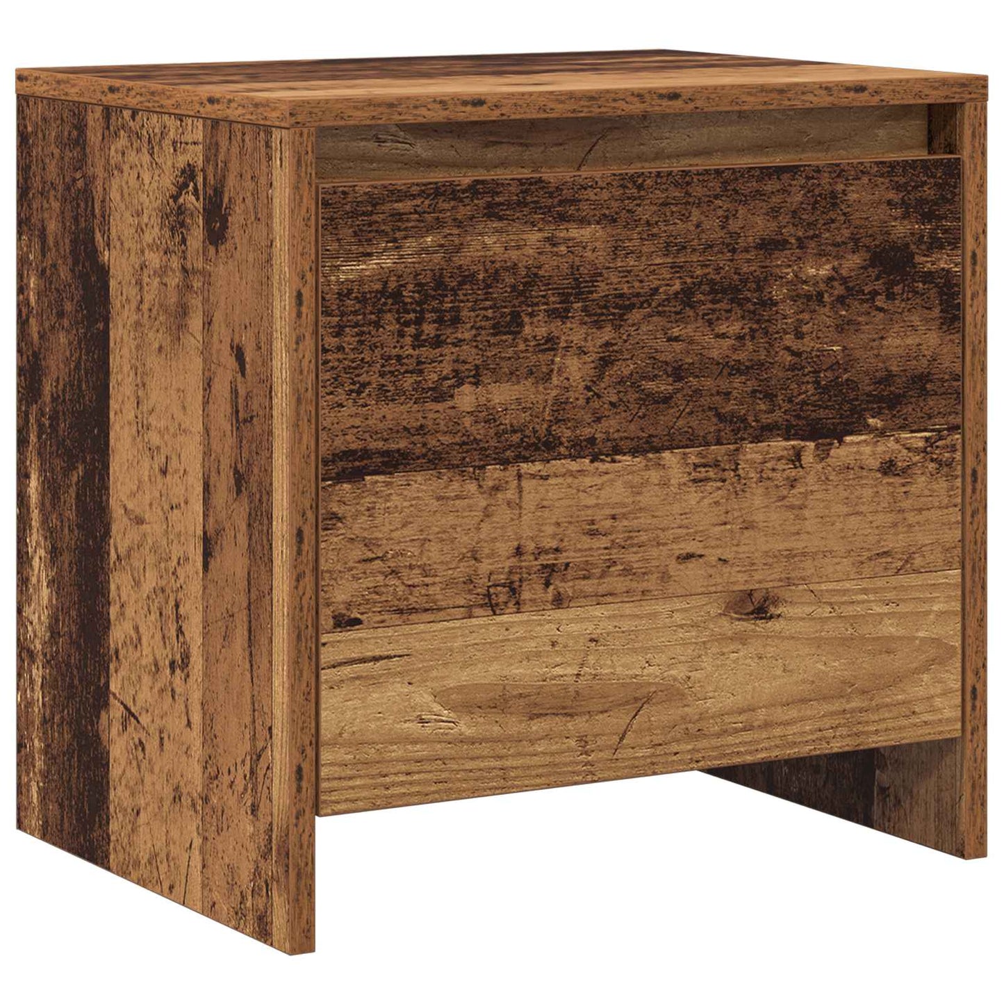 Noční Skříňka Staré Dřevo 45 X 34 X 44,5 Cm Kompozitní Dřevo