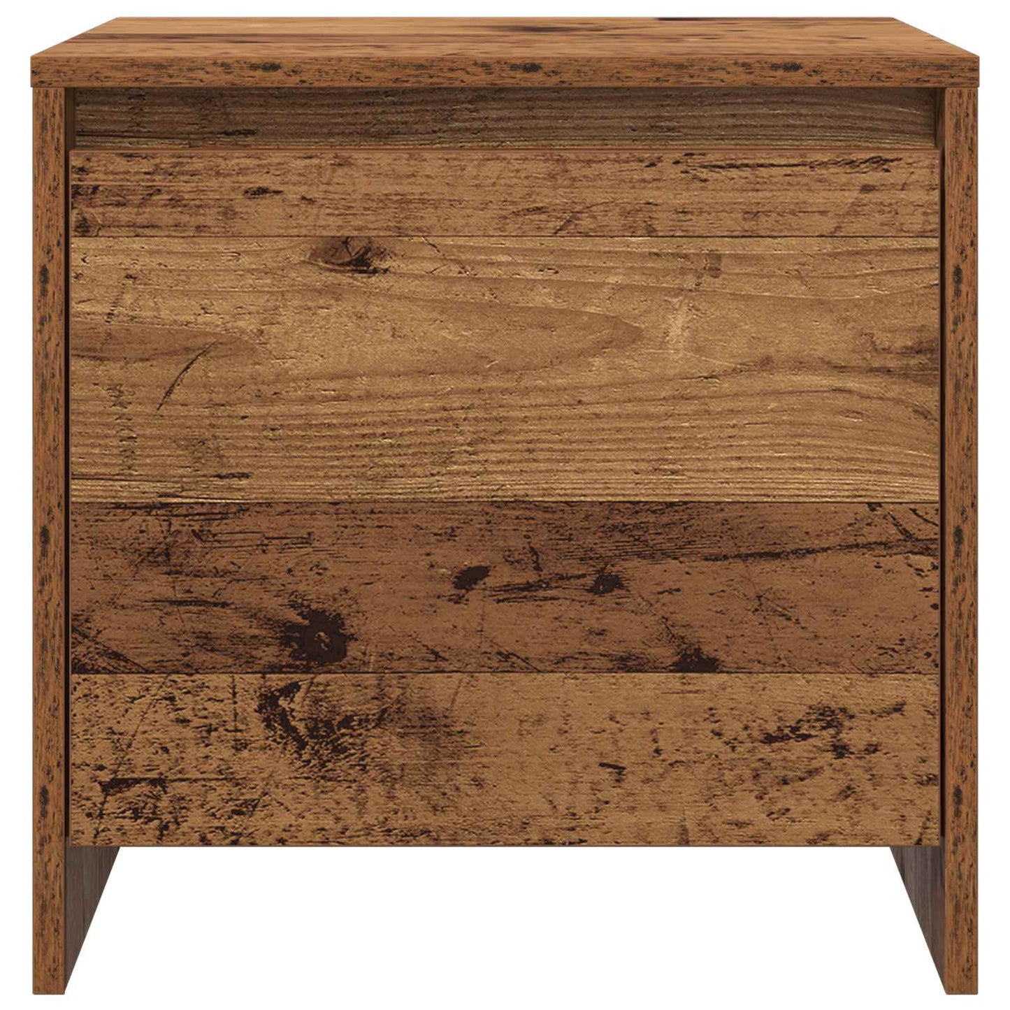 Noční Skříňka Staré Dřevo 45 X 34 X 44,5 Cm Kompozitní Dřevo