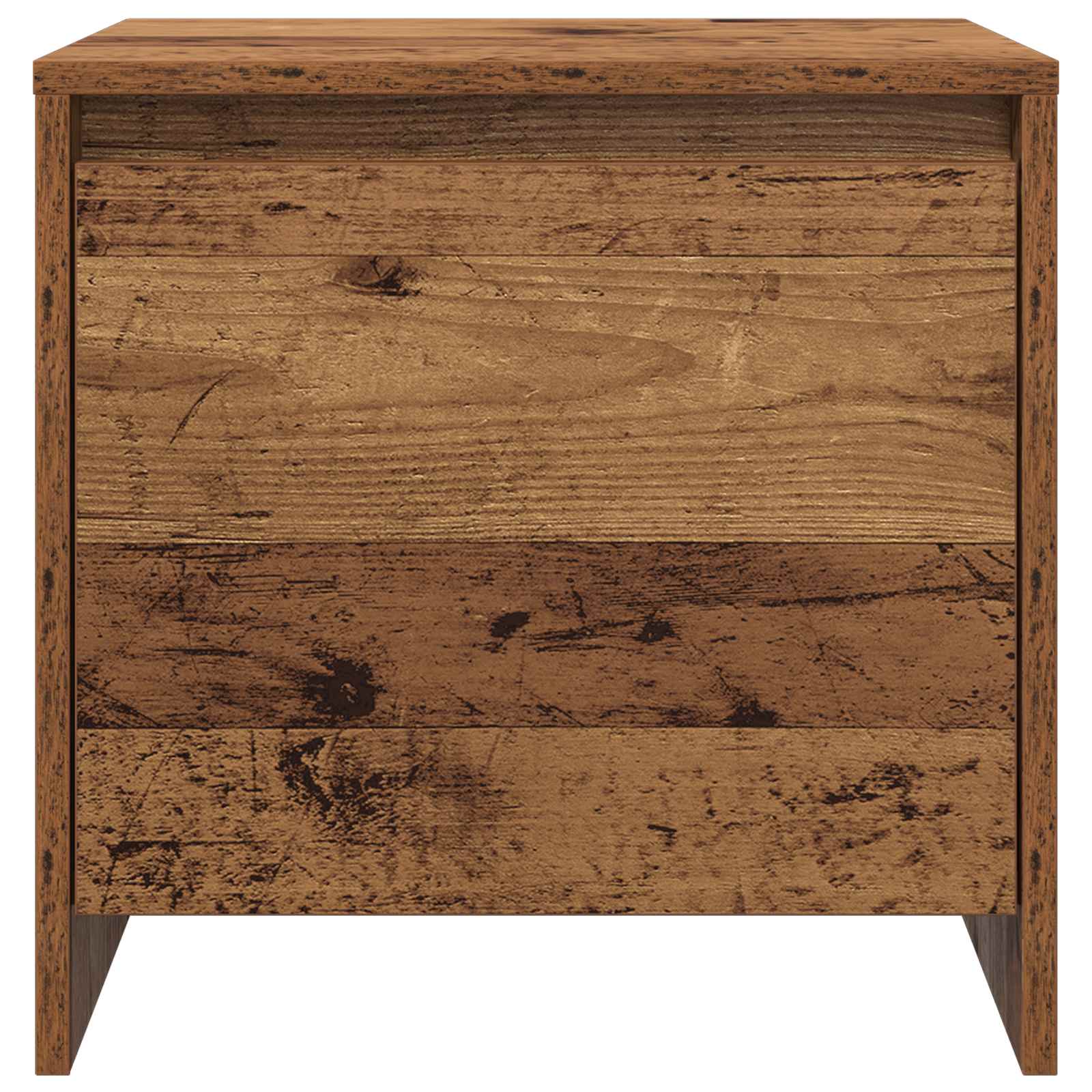 Noční Skříňka Staré Dřevo 45 X 34 X 44,5 Cm Kompozitní Dřevo