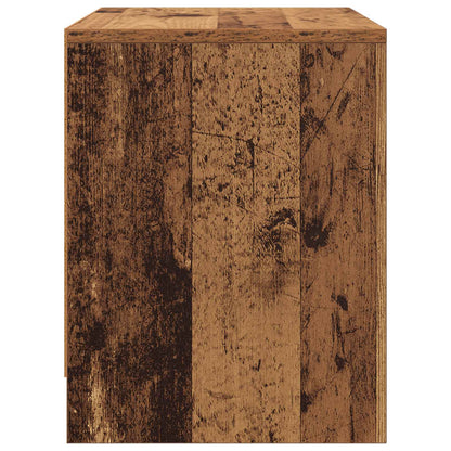 Noční Skříňka Staré Dřevo 45 X 34 X 44,5 Cm Kompozitní Dřevo