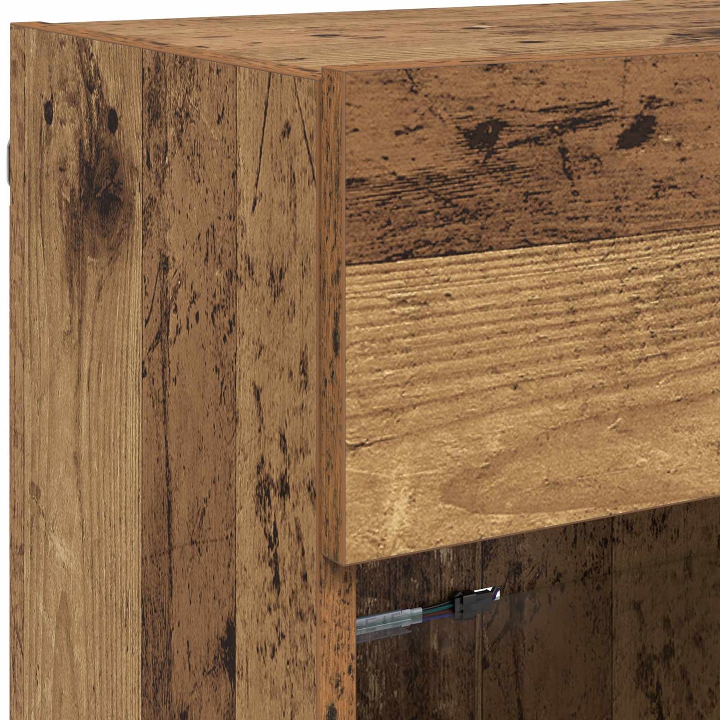 Tv Wall Cabinet 98,5 X 30 X 60,5 Cm Staré Dřevo