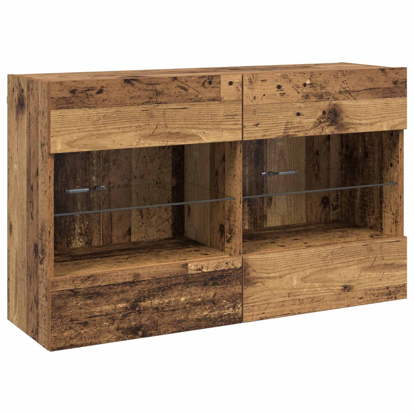 Tv Wall Cabinet 98,5 X 30 X 60,5 Cm Staré Dřevo