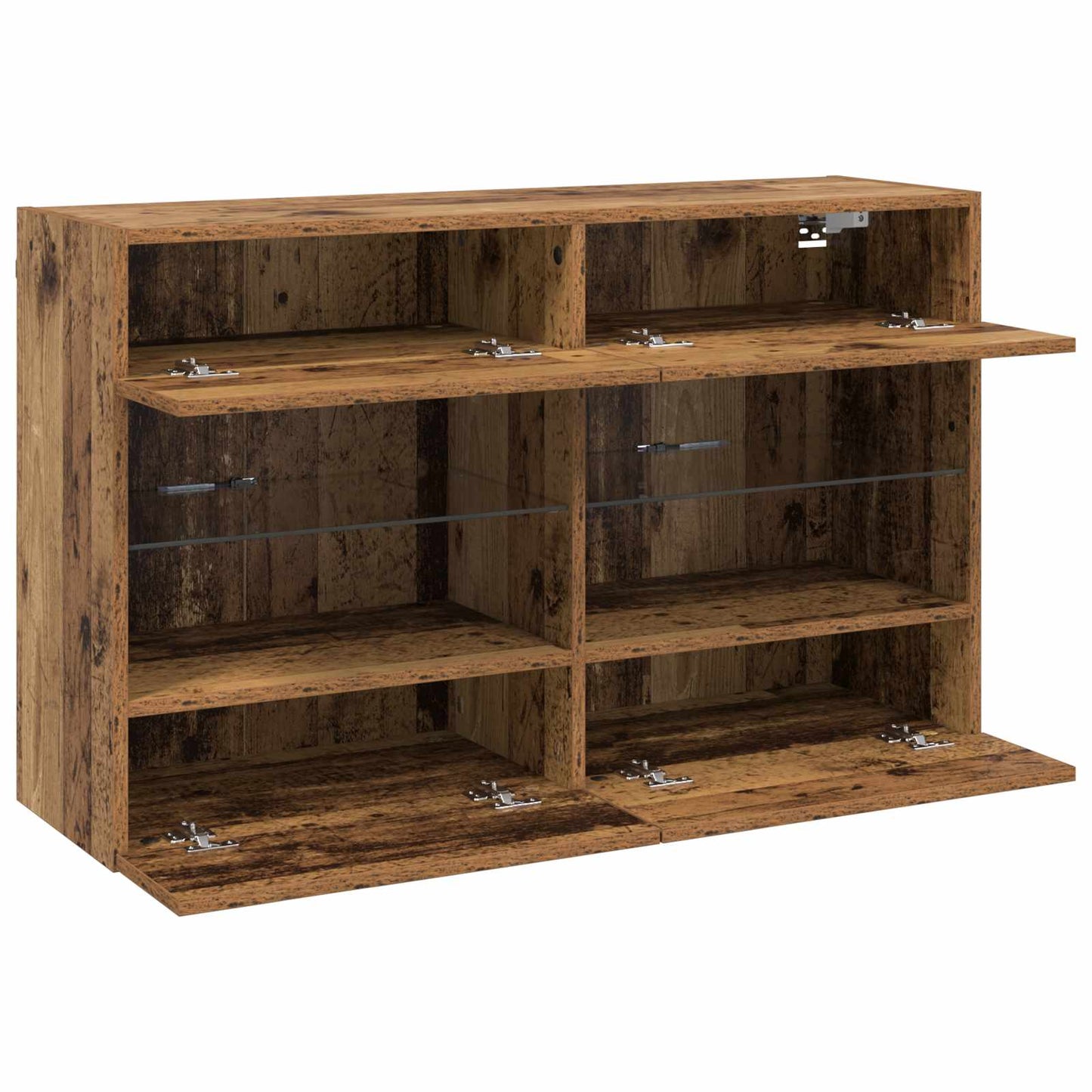 Tv Wall Cabinet 98,5 X 30 X 60,5 Cm Staré Dřevo