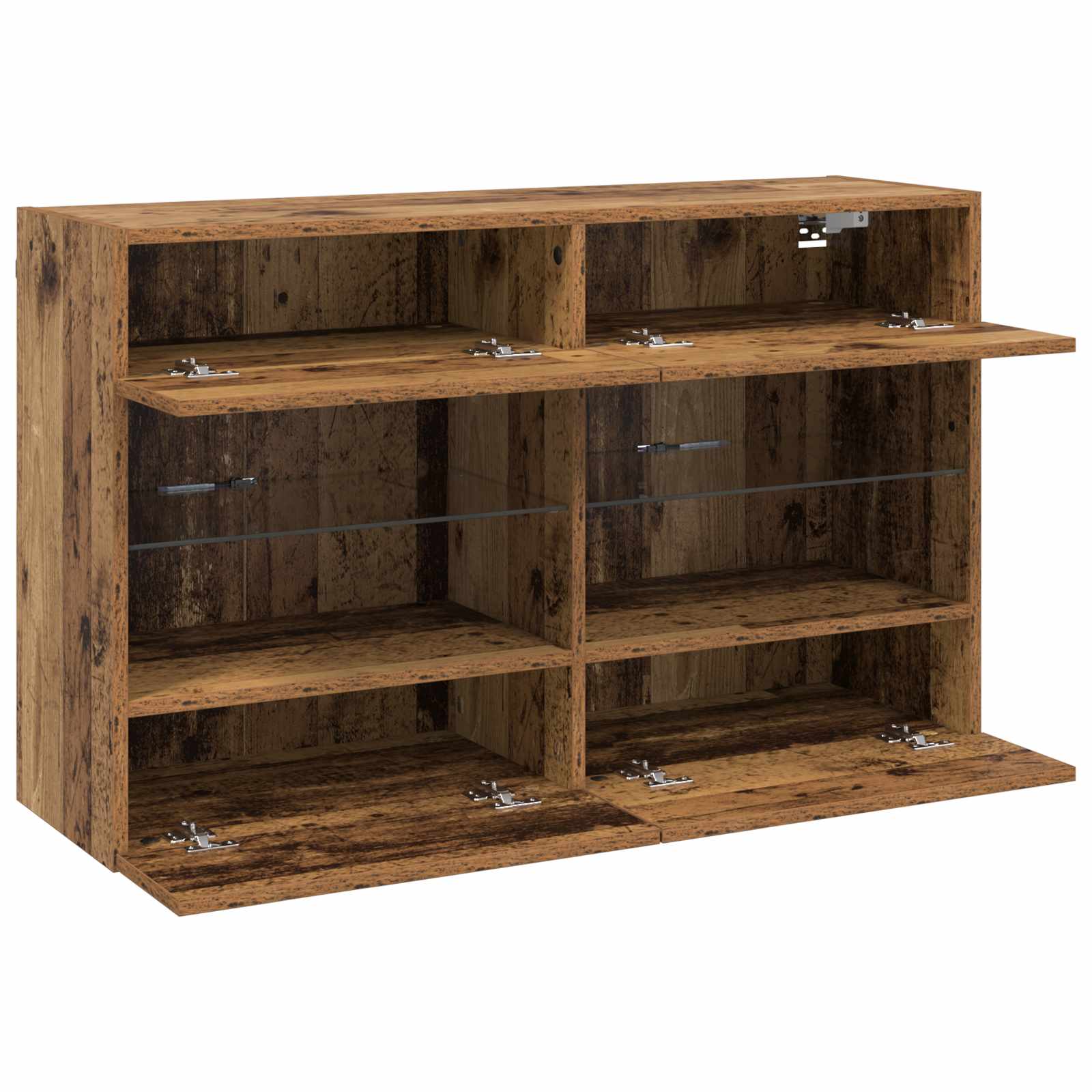 Tv Wall Cabinet 98,5 X 30 X 60,5 Cm Staré Dřevo