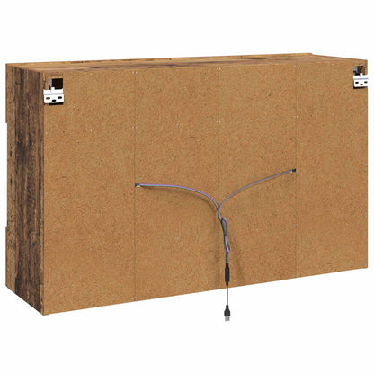 Tv Wall Cabinet 98,5 X 30 X 60,5 Cm Staré Dřevo