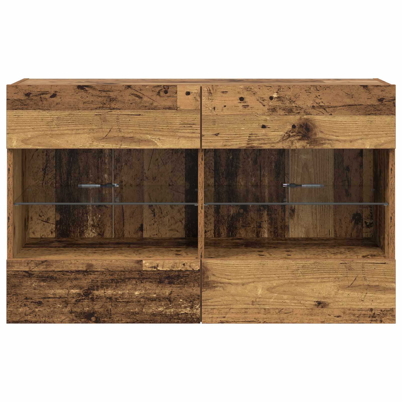 Tv Wall Cabinet 98,5 X 30 X 60,5 Cm Staré Dřevo