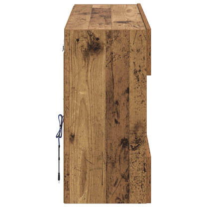 Tv Wall Cabinet 98,5 X 30 X 60,5 Cm Staré Dřevo