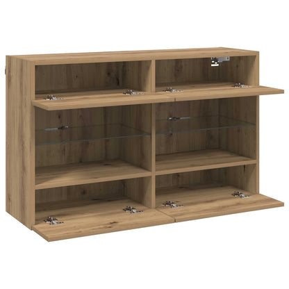 Tv Wall Cabinet 98,5 X 30 X 60,5 Cm Artisanový Dub