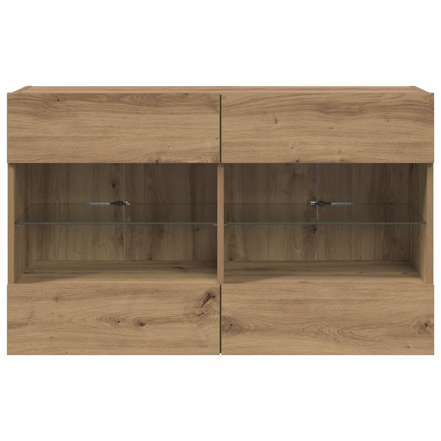 Tv Wall Cabinet 98,5 X 30 X 60,5 Cm Artisanový Dub
