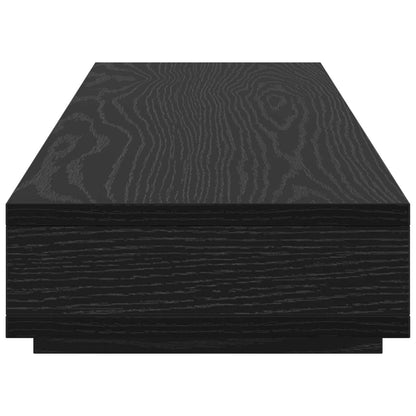 Stojan Na Monitor Černá 100 X 27 X 15 Cm Kompozitní Dřevo