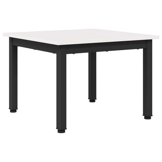 Konferenční Stolek Bílá 50 X 50 X 36 Cm Masivní Borové Dřevo