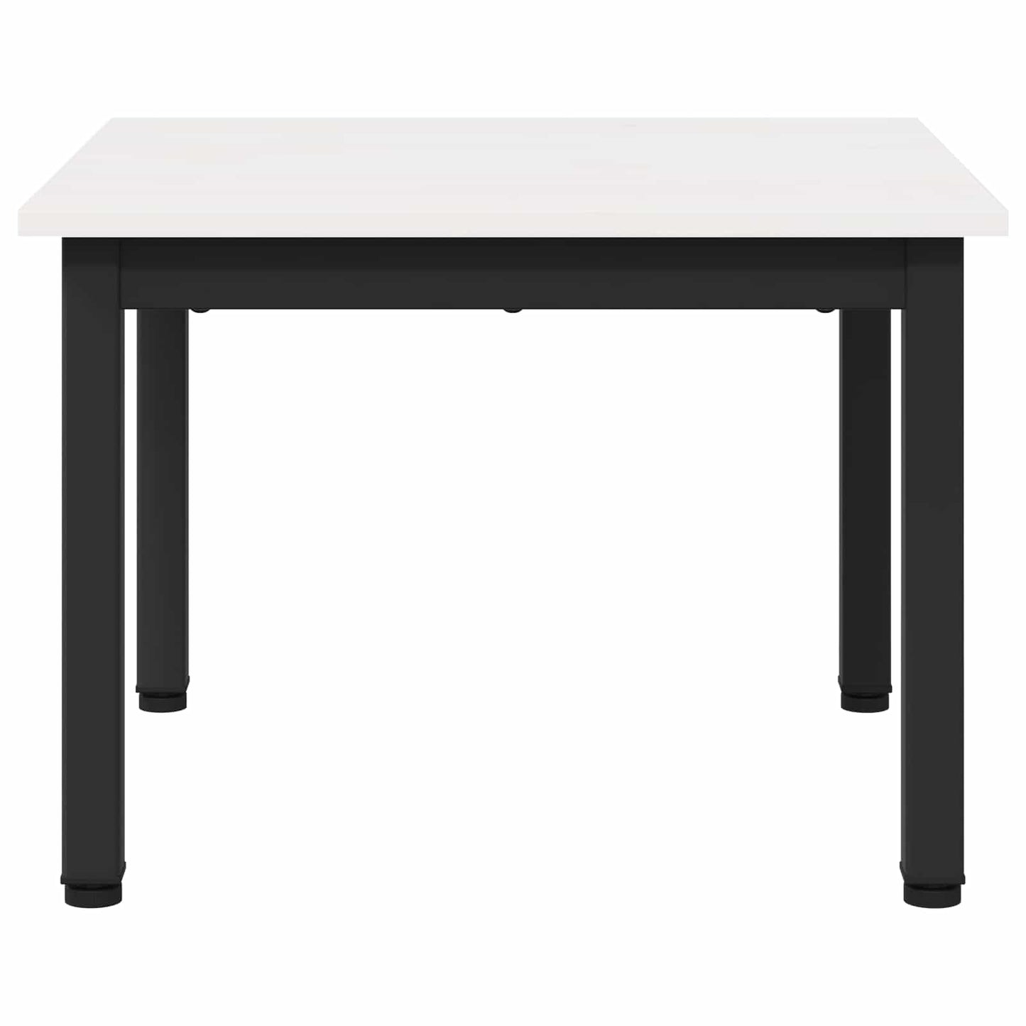 Konferenční Stolek Bílá 50 X 50 X 36 Cm Masivní Borové Dřevo