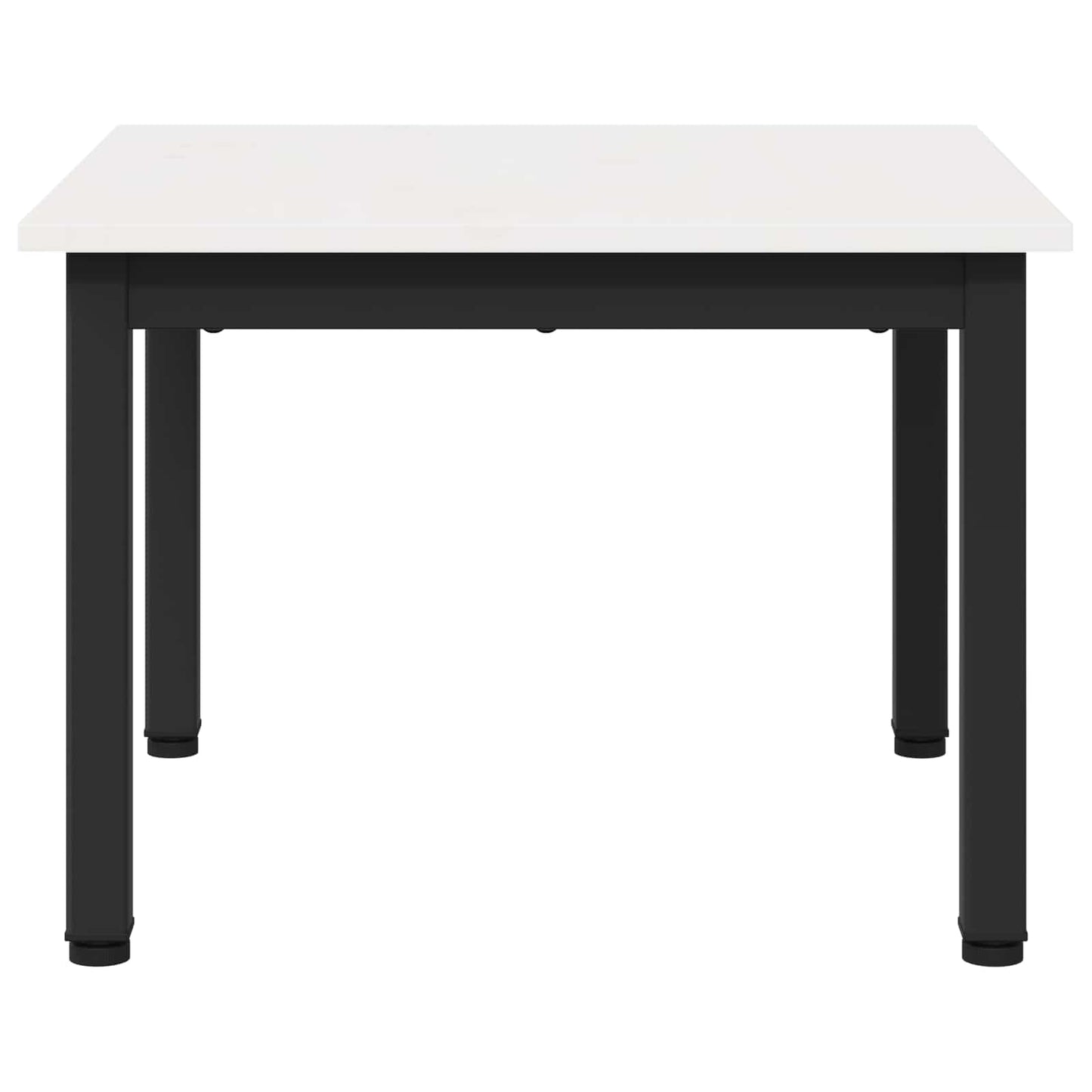 Konferenční Stolek Bílá 50 X 50 X 36 Cm Masivní Borové Dřevo