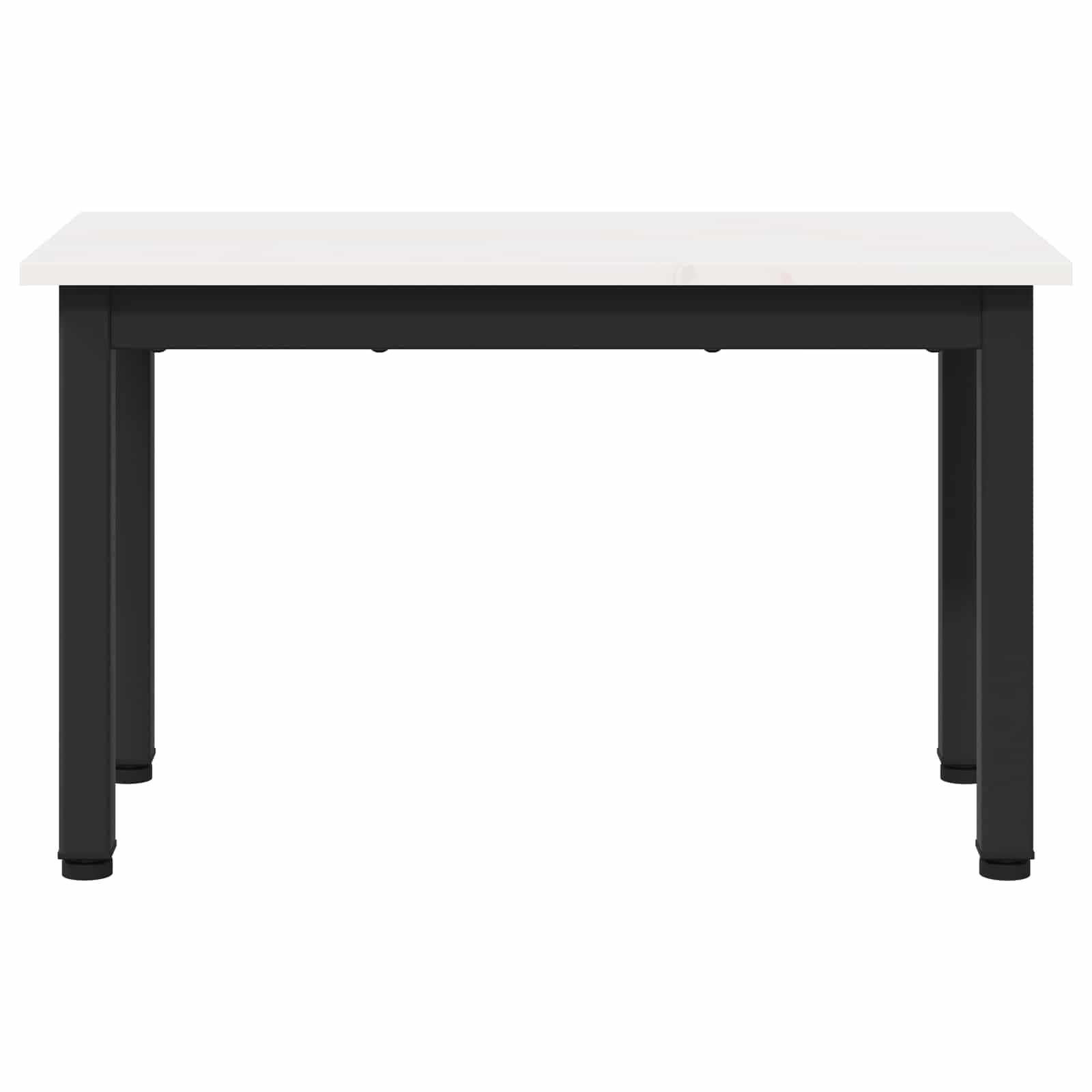 Konferenční Stolek Bílá 60 X 30 X 36 Cm Masivní Borové Dřevo