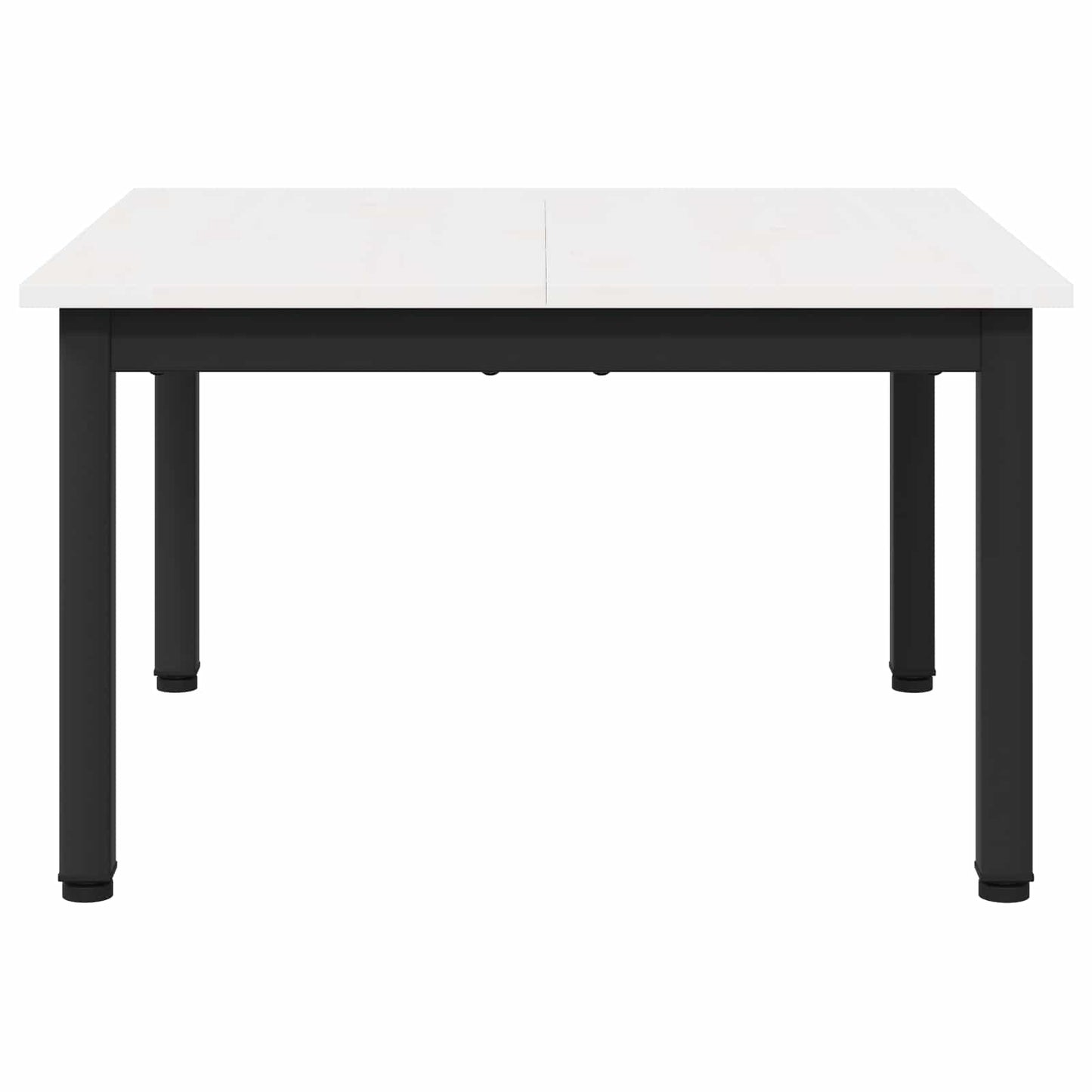 Konferenční Stolek Bílá 60 X 60 X 36 Cm Masivní Borové Dřevo