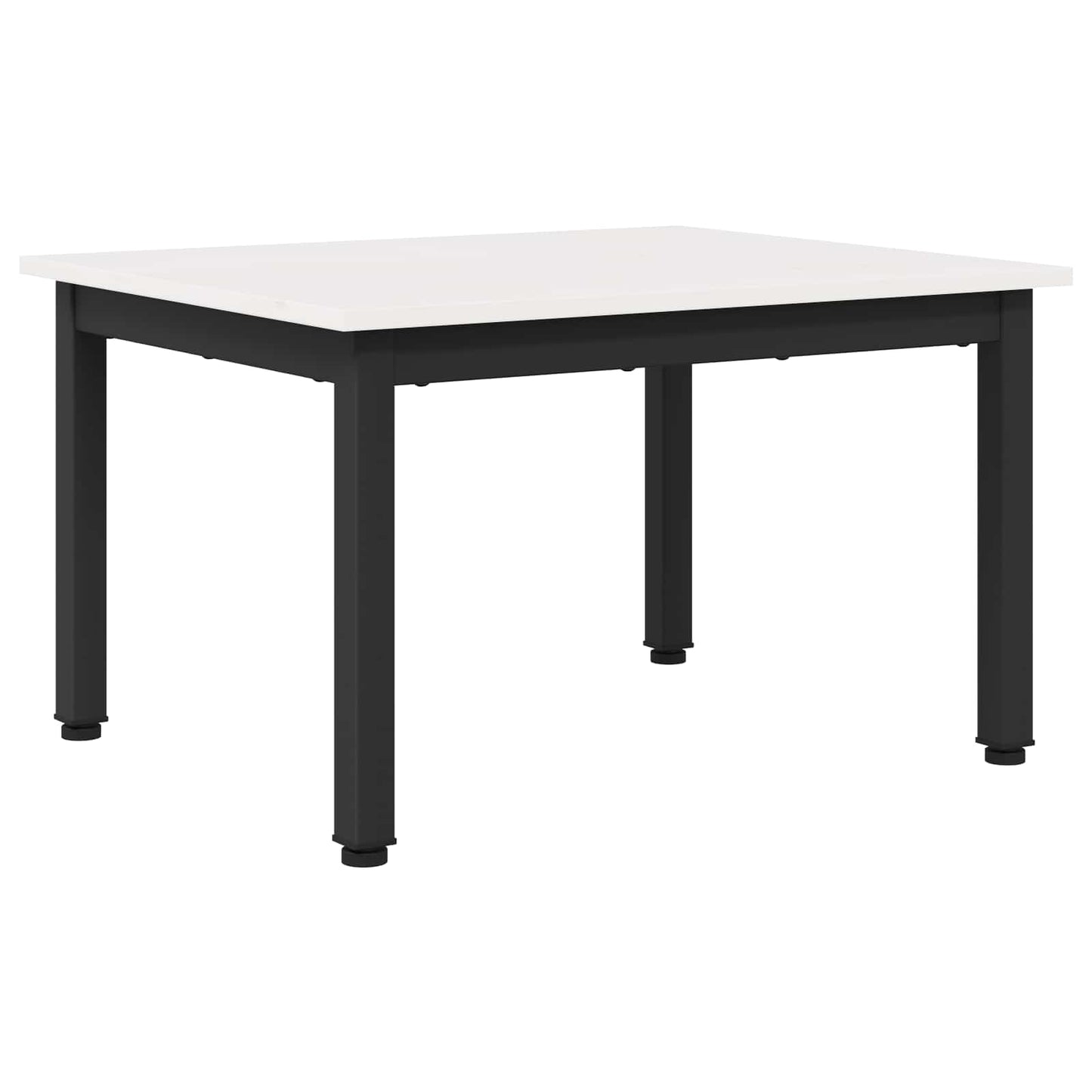 Konferenční Stolek Bílá 60 X 50 X 36 Cm Masivní Borové Dřevo