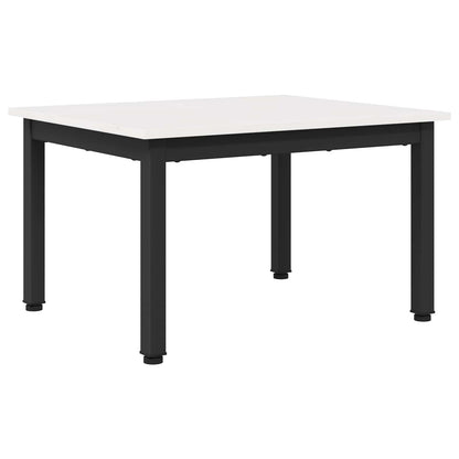 Konferenční Stolek Bílá 60 X 50 X 36 Cm Masivní Borové Dřevo