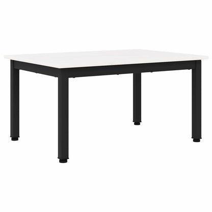 Konferenční Stolek Bílá 70 X 50 X 36 Cm Masivní Borové Dřevo