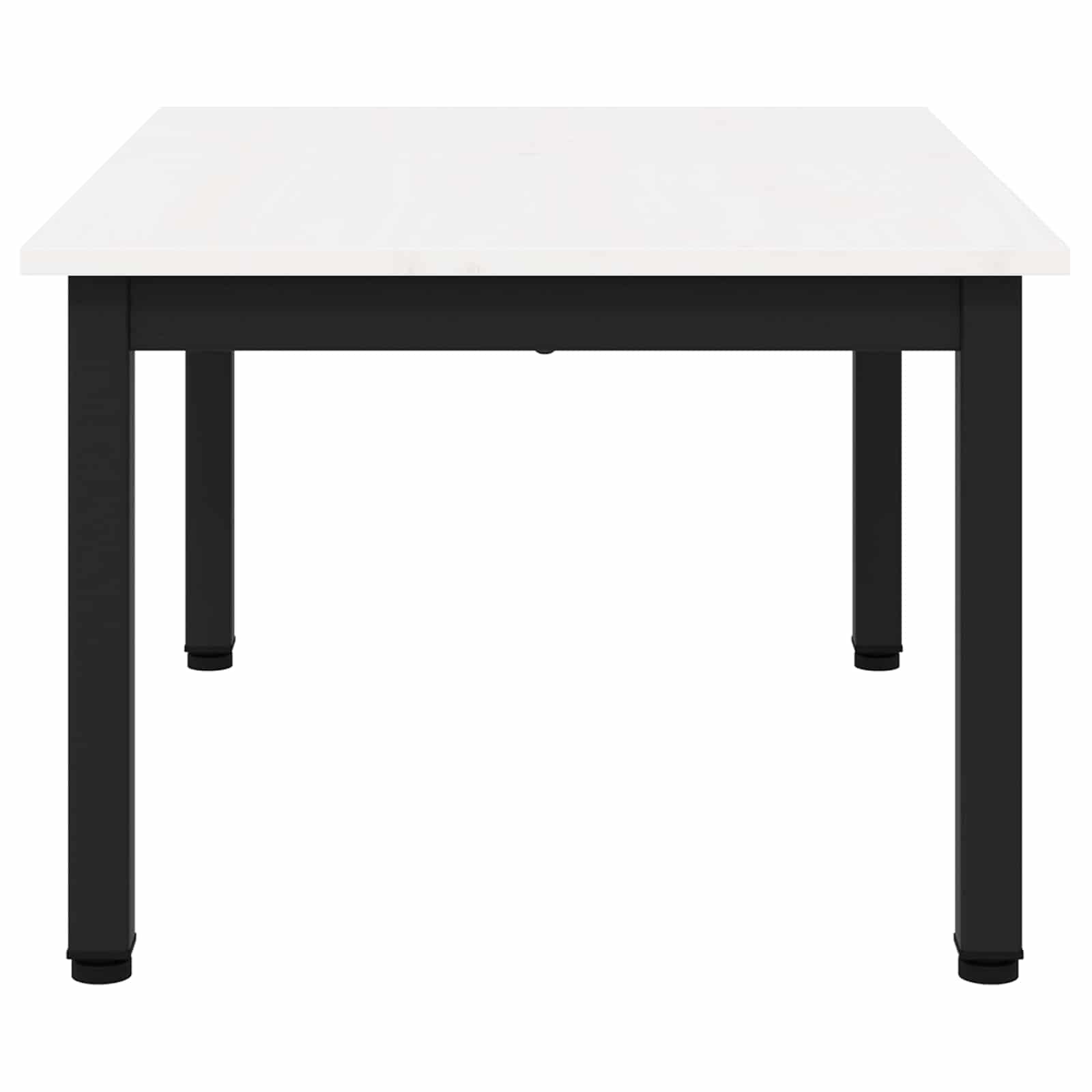 Konferenční Stolek Bílá 70 X 50 X 36 Cm Masivní Borové Dřevo