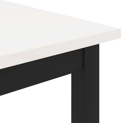 Konferenční Stolek Bílá 100 X 50 X 45 Cm Masivní Borové Dřevo