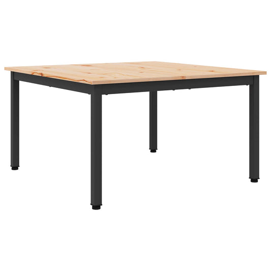 Konferenční Stolek Přírodní 80 X 80 X 45 Cm