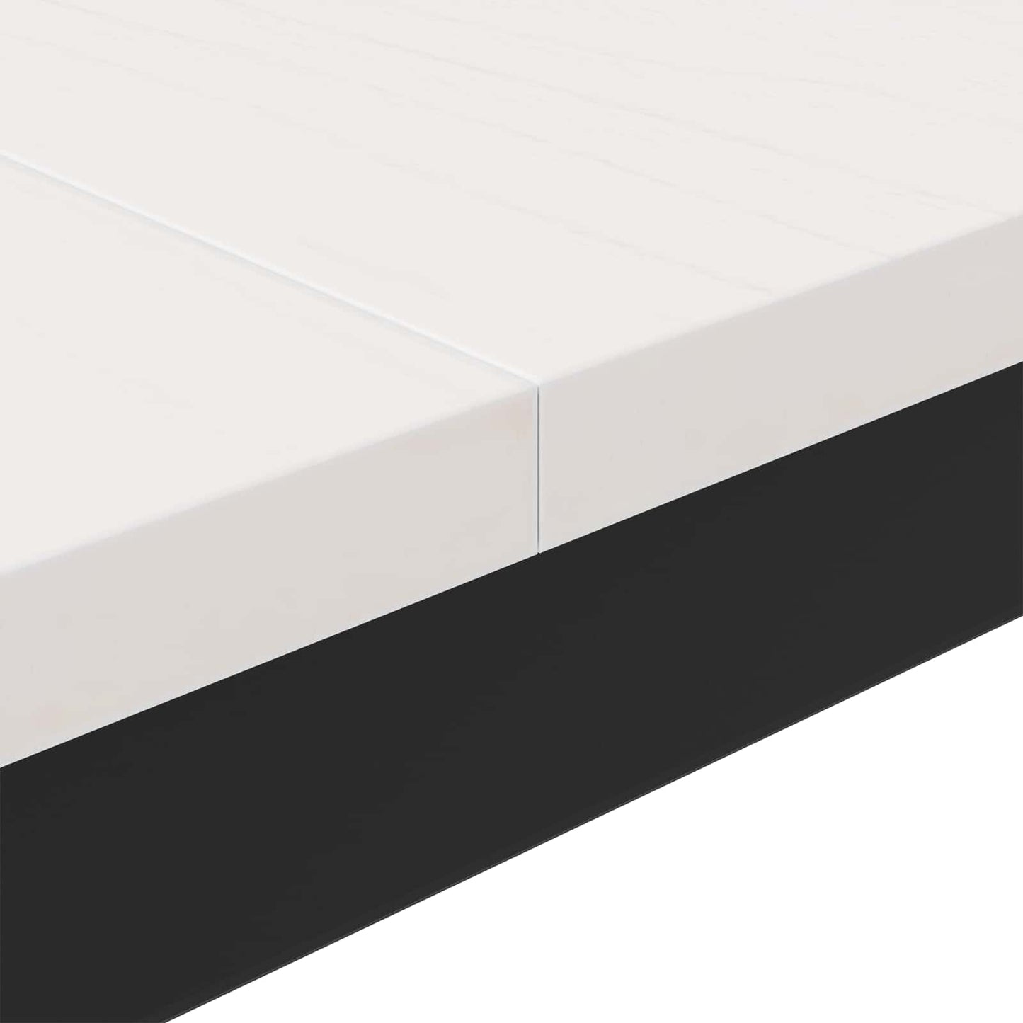 Konferenční Stolek Bílá 80 X 80 X 45 Cm Masivní Borové Dřevo