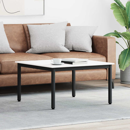 Konferenční Stolek Bílá 80 X 80 X 45 Cm Masivní Borové Dřevo